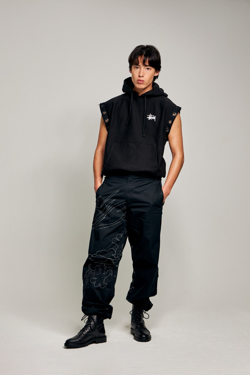 Stüssy sleeveless hoodie