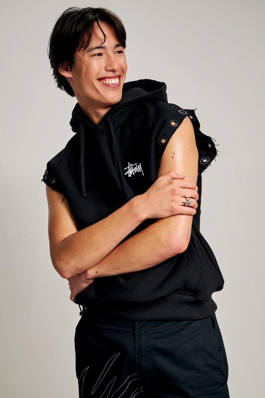Stüssy sleeveless hoodie