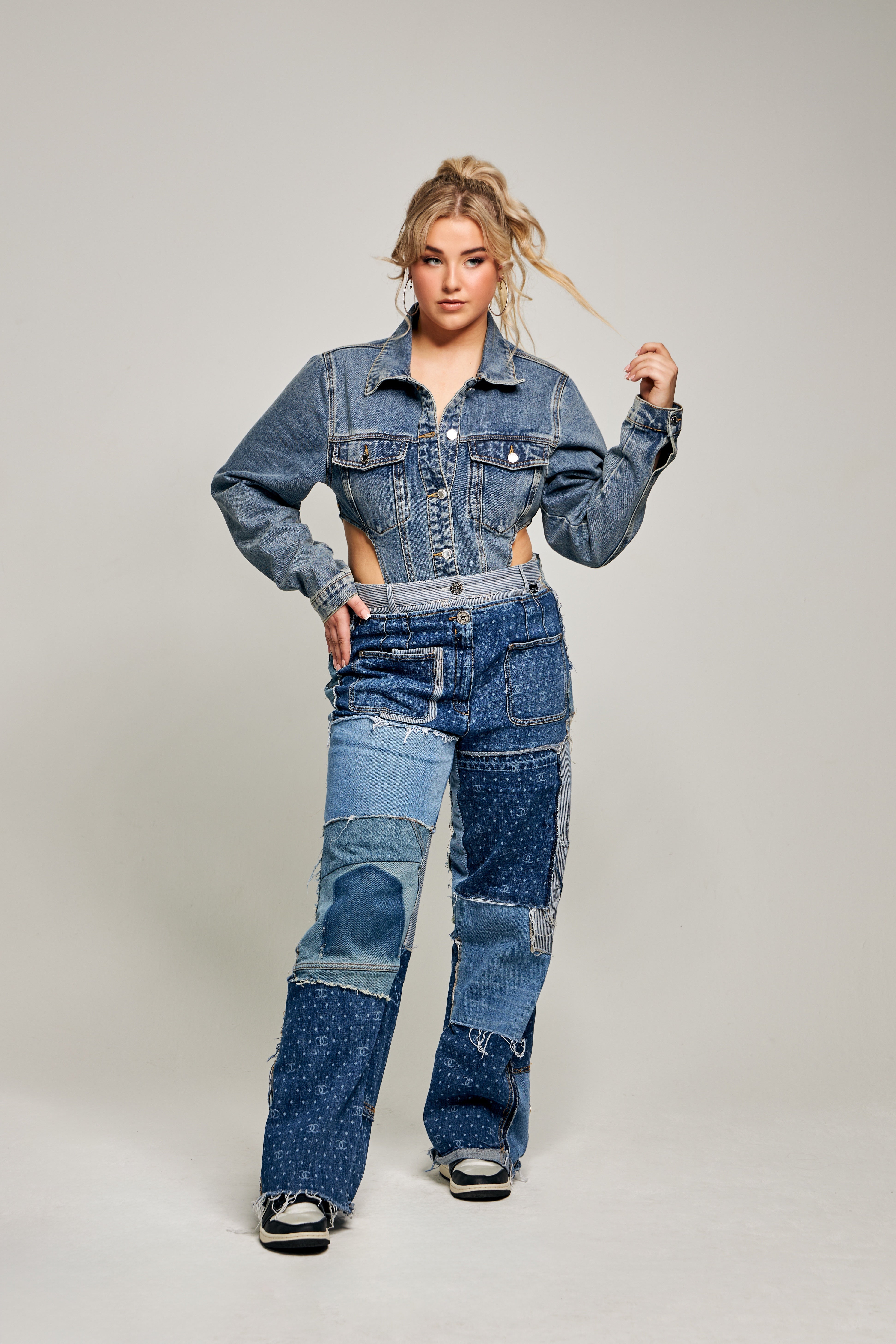 Chanel upcycled co-ord