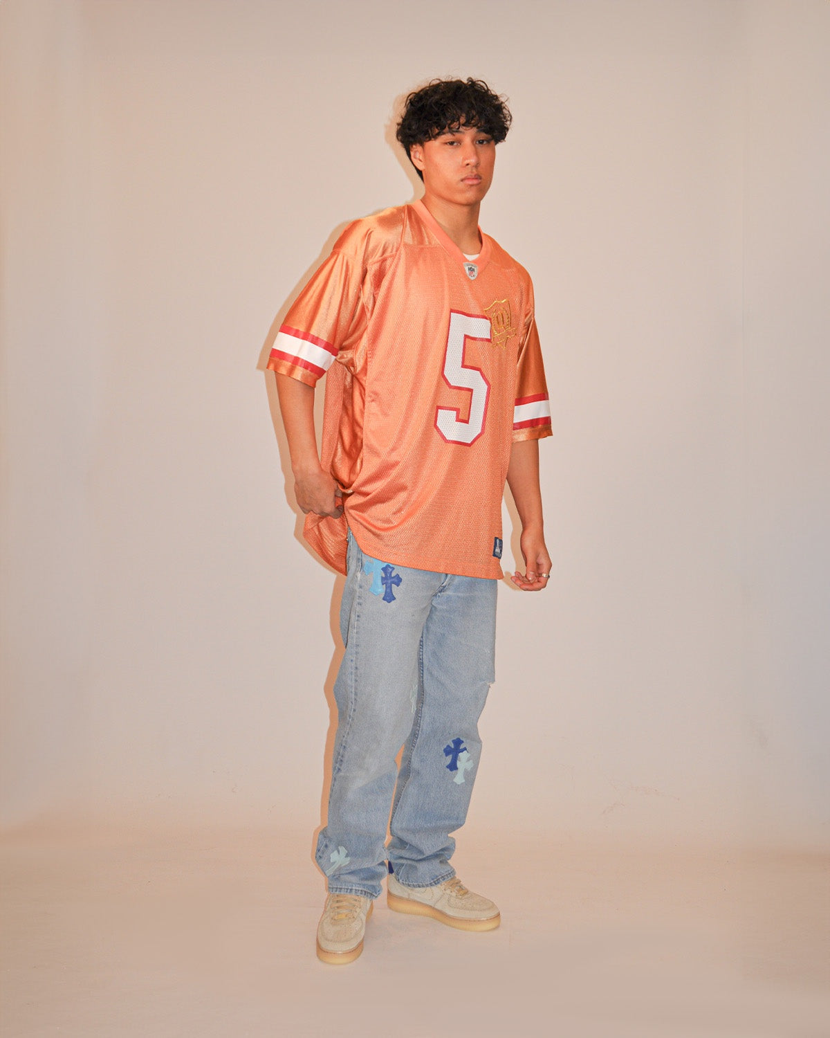 NFL American Football Jersey - Orange Nr. 5