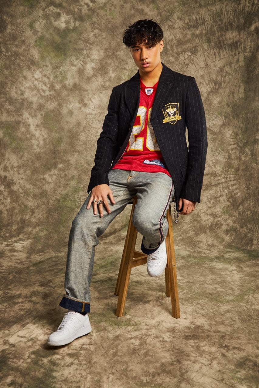 Evisu inside-out jeans