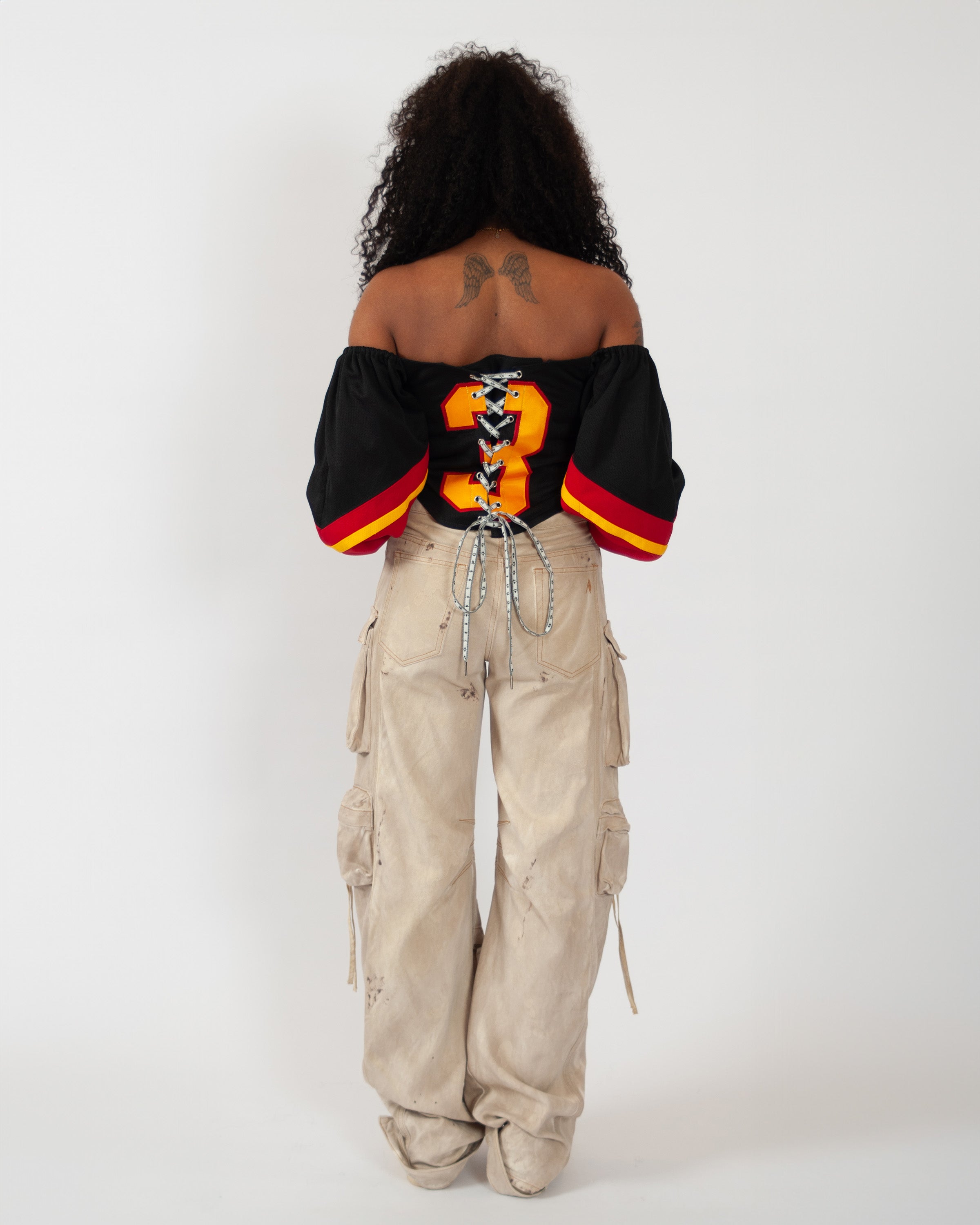 Quinn’s Reworked Jersey Corset - Black Nr.3