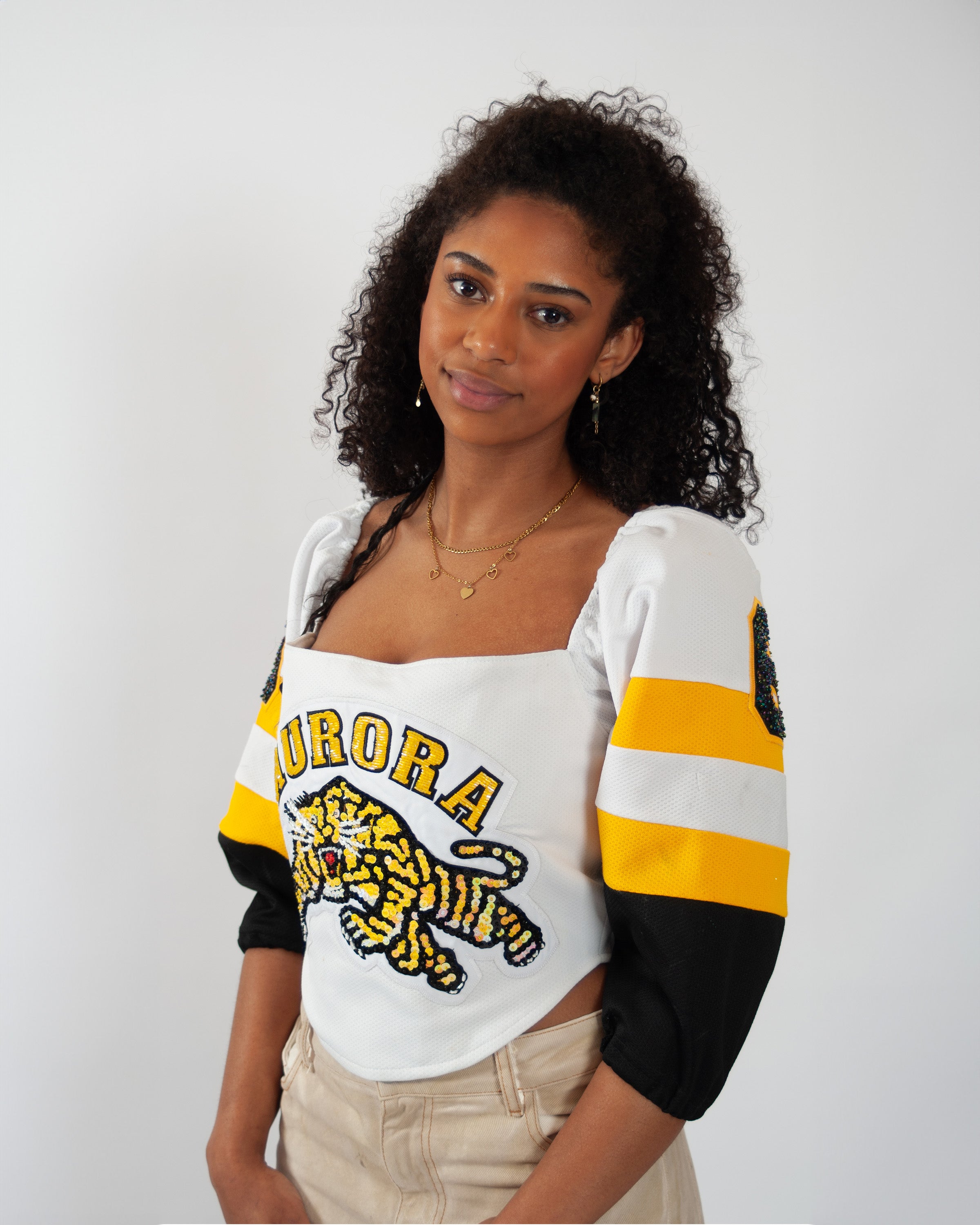 Quinn’s Reworked Jersey Corset - White Nr.6