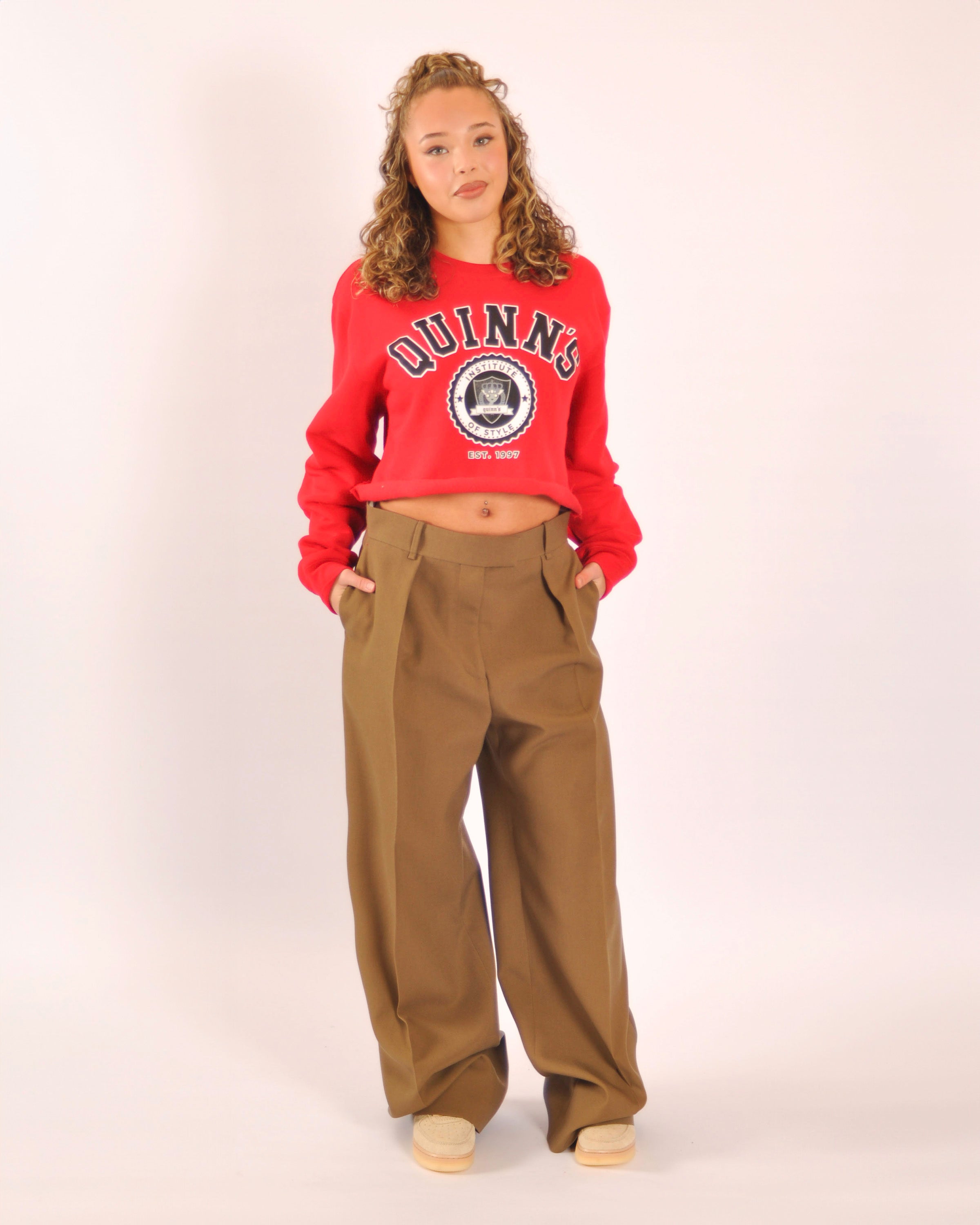 QUINNS College Sweater - Red