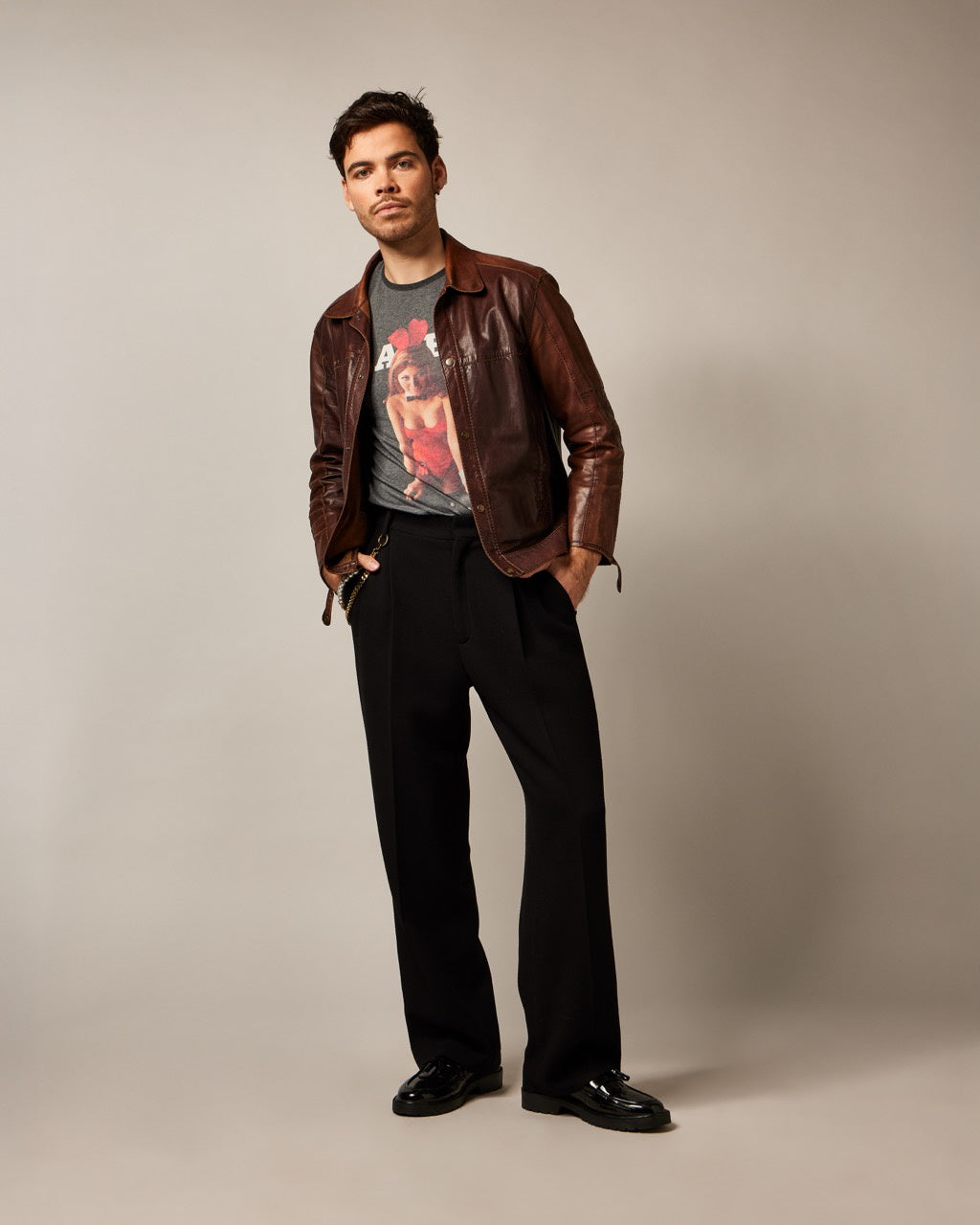 Vintage Playboy ringer tee