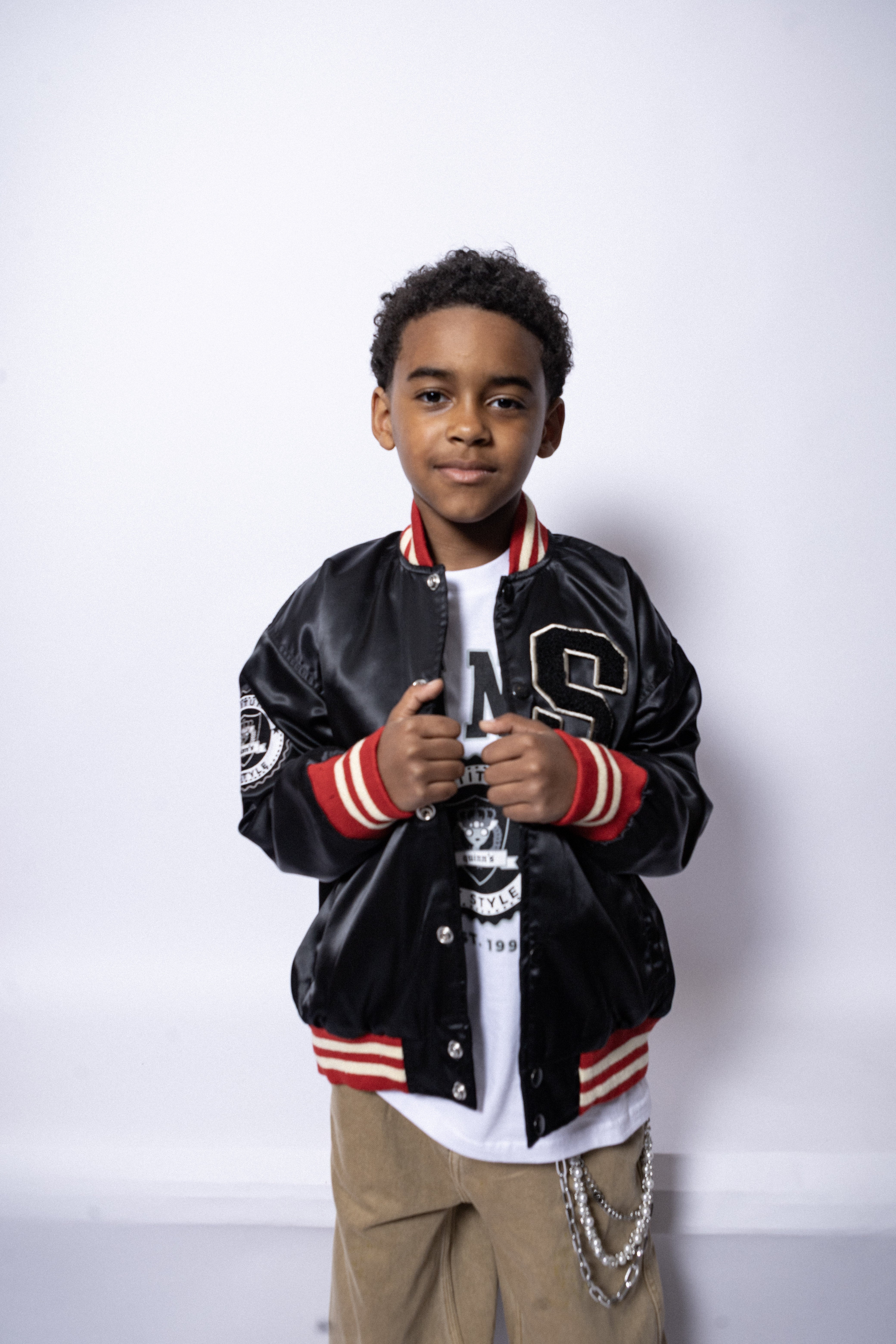 Quinn’s Kids Bomber Jacket - Black