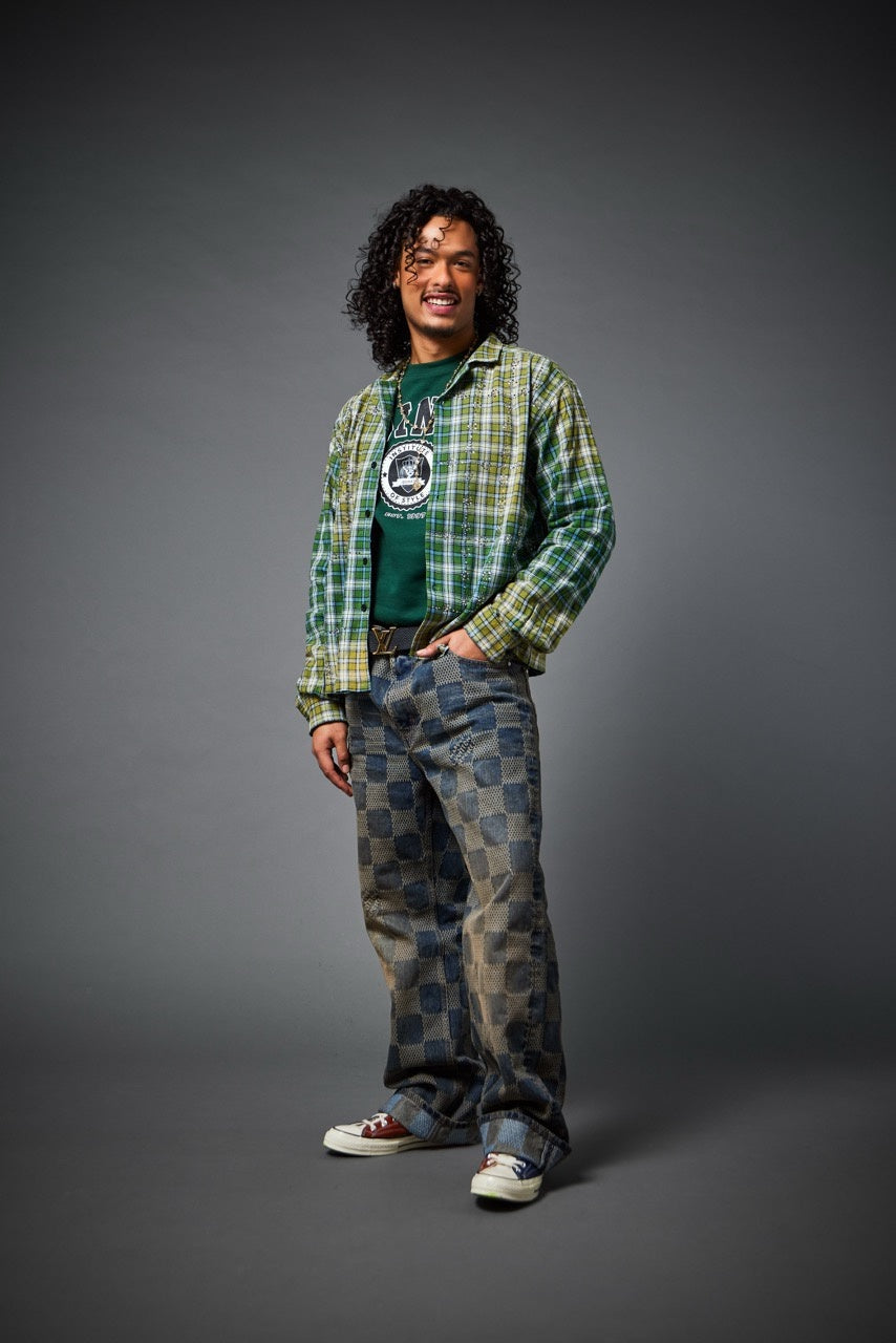 Quinn's sweater green