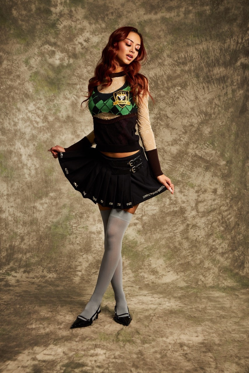 Des Phemmes pleated skirt