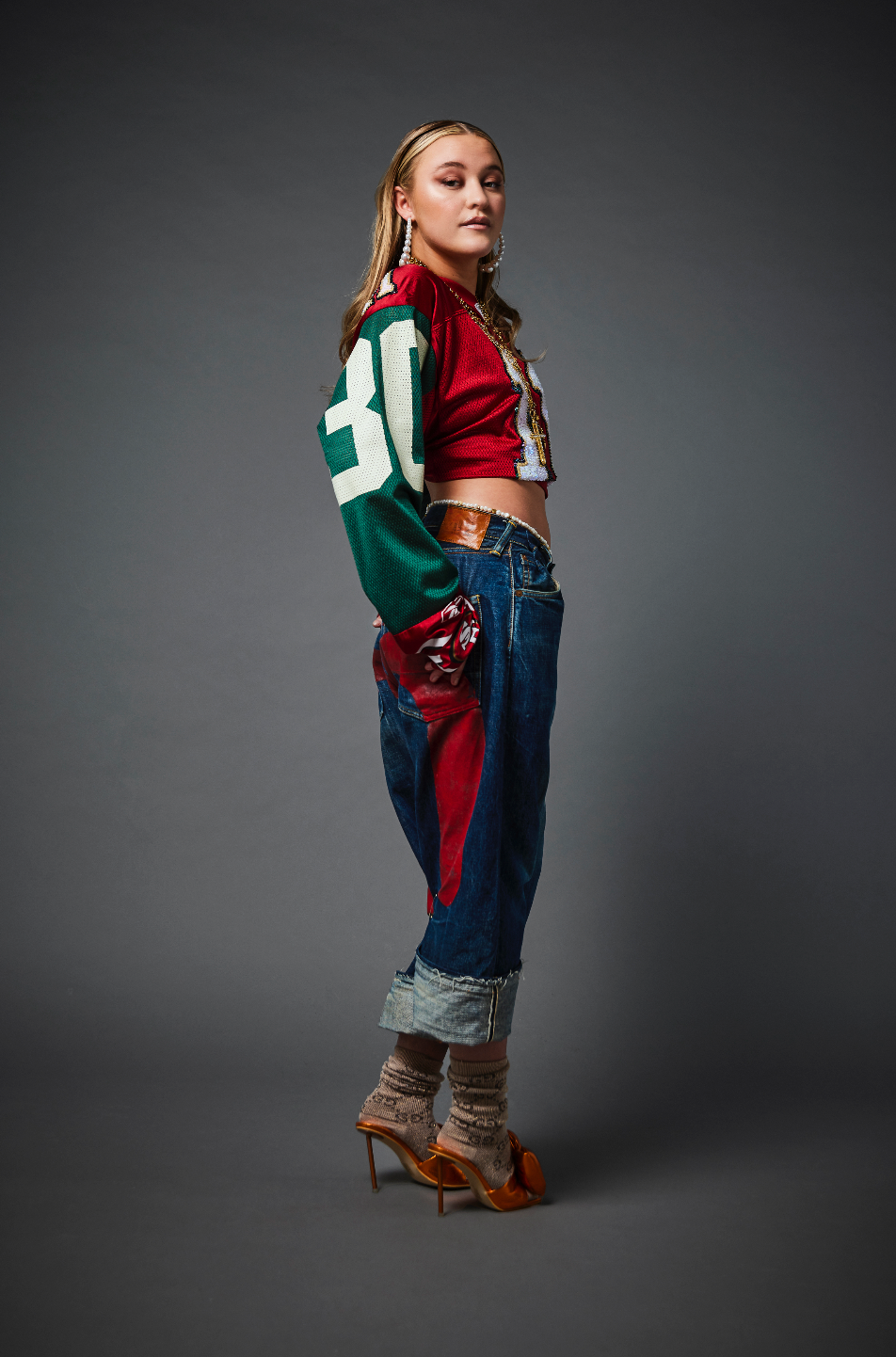 VINTAGE Evisu Jeans with Red Seagull